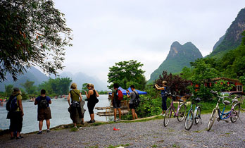 Yangshuo countryside cycling