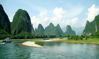 cruising on the Li River