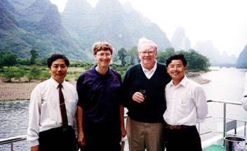 Bill Gates visited Guilin with CITS Guilin