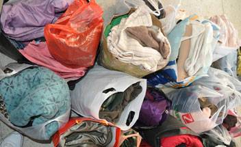 Clothes packages to be sent to Sichuan