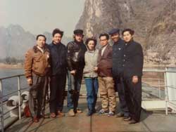 Katherine Flower in Guilin in 1983