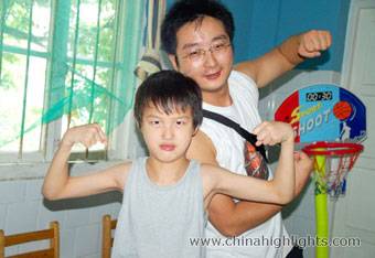 Playing with kids in the House of Love