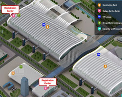 Pazhou Complex Facilities Map Pazhou Complex Facilities Map