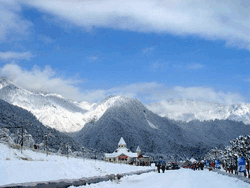 Xiling Snow Mountain Ski Resort has trails suitable for skiers of all levels