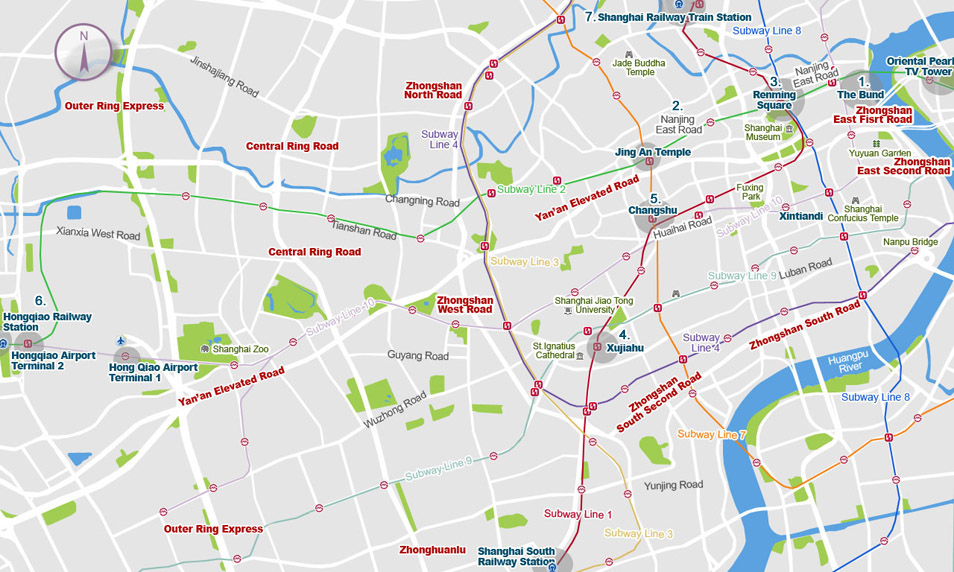 Shanghai accommodation: A Visual map to where to stay in Shanghai