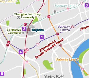 Xuhui map Xuhui map