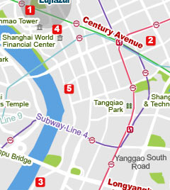 Hotels in Lujiazui Area Hotels in Lujiazui Area