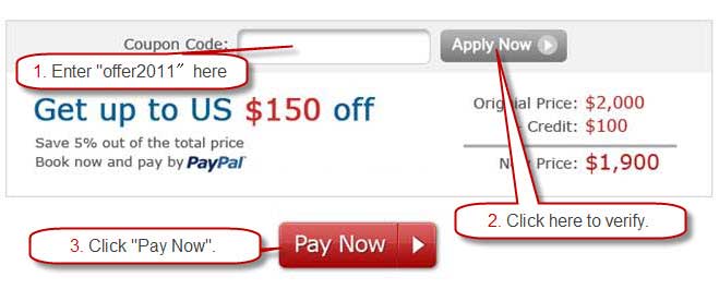 How to claim the offer? How to claim the offer?