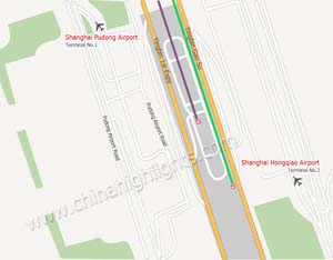 Pudong Terminal Transportation Map