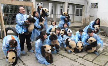 Volunteers of Giant Panda Protection Programs