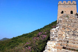 The Simatai section of the Great Wall, China hiking tour