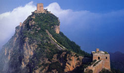 Seeing Beijing Tower on the Simatai Great Wall