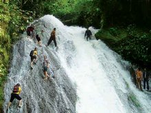 Guilin Gudong Waterfall Scenery