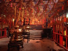 Man Mo Temple in Hong Kong