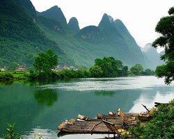 The Yulong River in Yangshuo