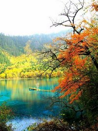 Jiuzhaigou Scenery in September