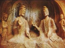 Bingling Buddha Caves in Lanzhou