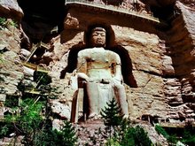 Bingling Buddha Caves in Lanzhou 