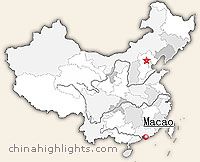 Macau tourist map