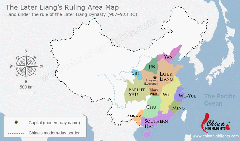 Map of Five Dynasties