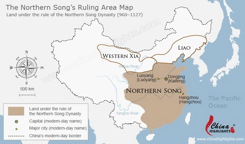 Map of Northern Song Dynasty