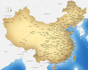 China Railway Map