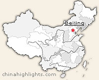 Beijing map, map of Beijing