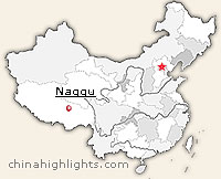 Nagqu's Location In China Nagqu's Location In China