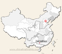Map of yangshuo's location in China