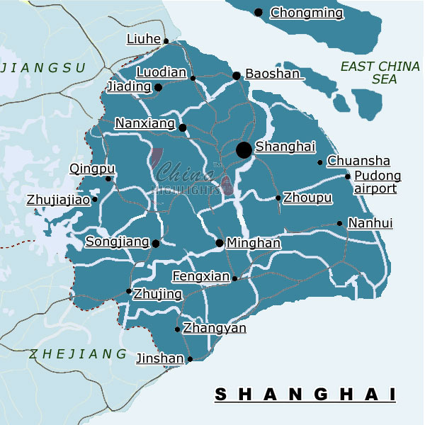 Map of Shanghai