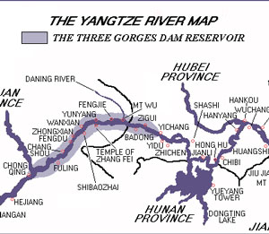 The Yangzte River Map