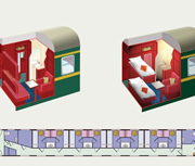 Twin-bed luxury compartments