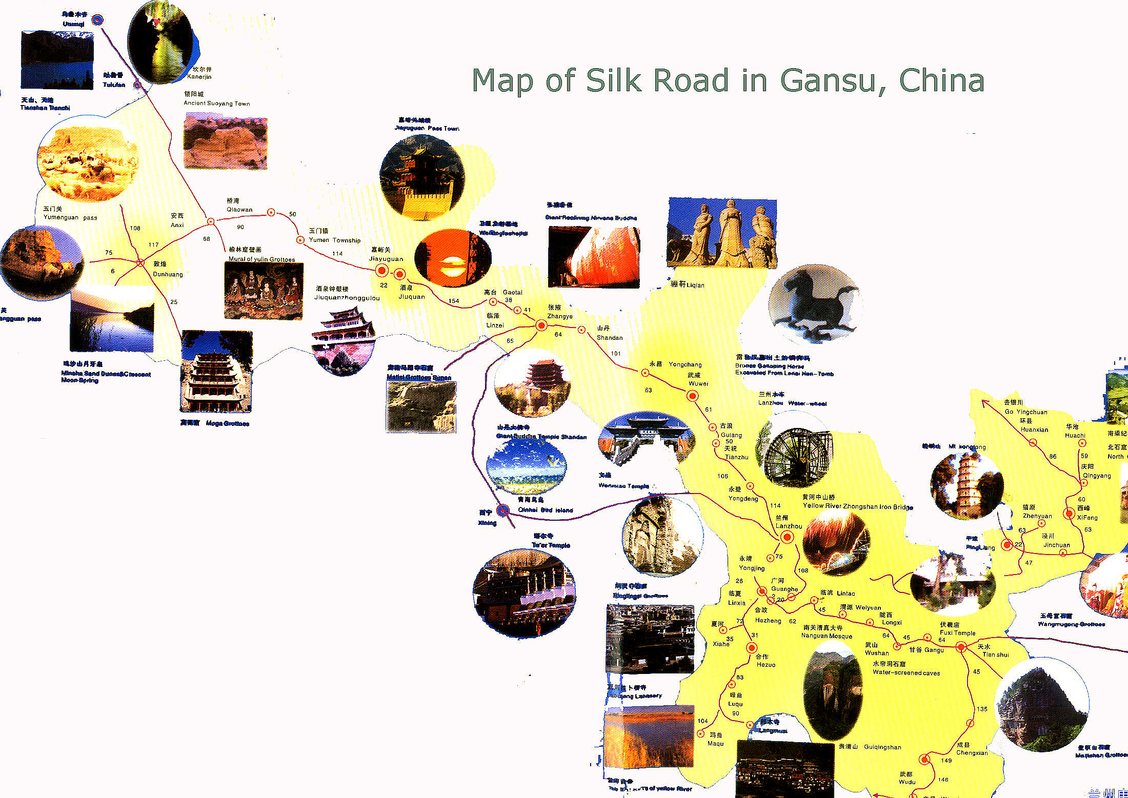 Gansu Map