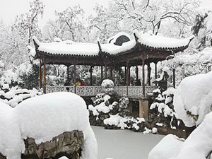 Tianjin Snowing Weather 