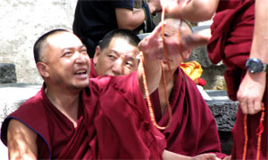 Monk debate at Sera Monastery