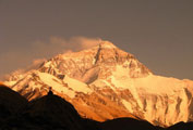 Sun rise over the Mt. Everest"