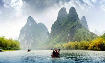cruising on the Li River