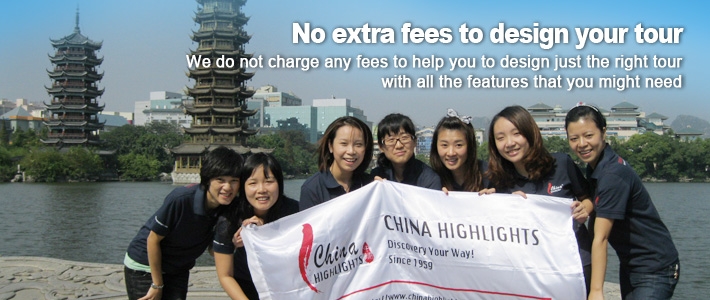 No extra fees to design your tour No extra fees to design your tour