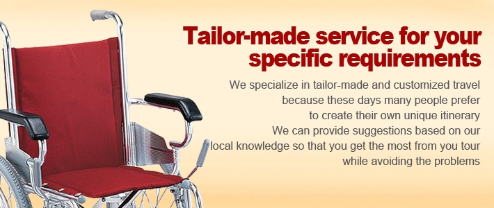 Tailor-made service for your specific requirements Tailor-made service for your specific requirements