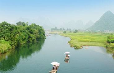 Li River in Yangshuo, Guilin