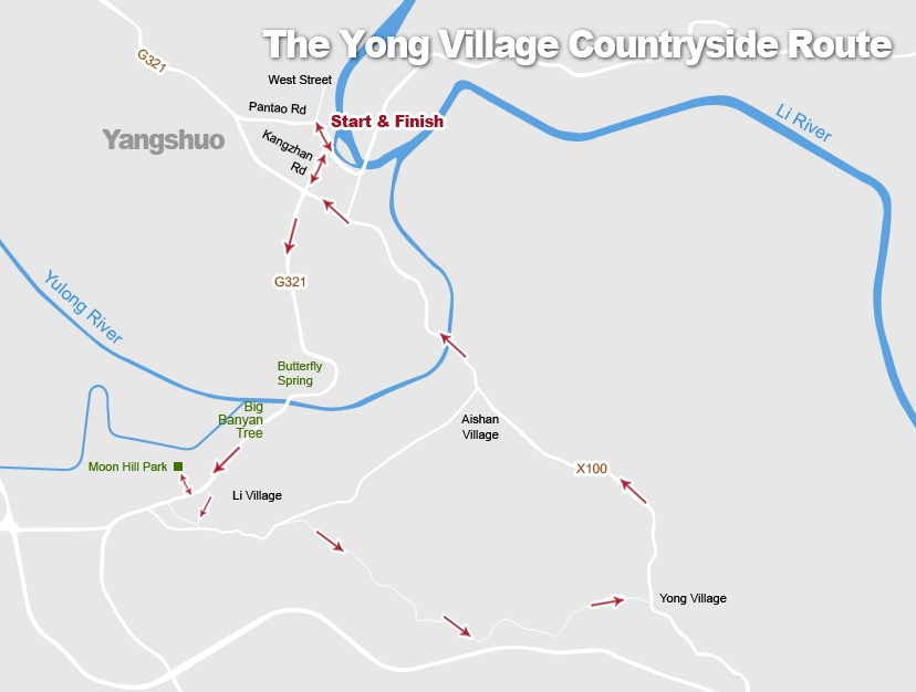 The Yong Village Countryside Cycling Route
