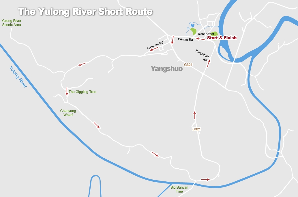 Yulong River Short Cycling Route