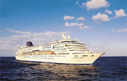 China to South Korea Cruise boat