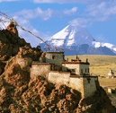 Mt. Kailash in the distance