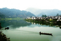 The Beautiful Scenery of Xin'an River