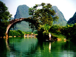 Yulong Bridge on Yulong River
