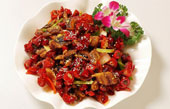 Diced Chicken with Chili