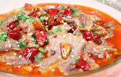 Pouched Sliced Beef in Chili Oil