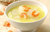 Winter Melon Soup with Dried Shrimps