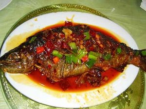 Braised Fish in Brown Sauce